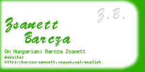 zsanett barcza business card